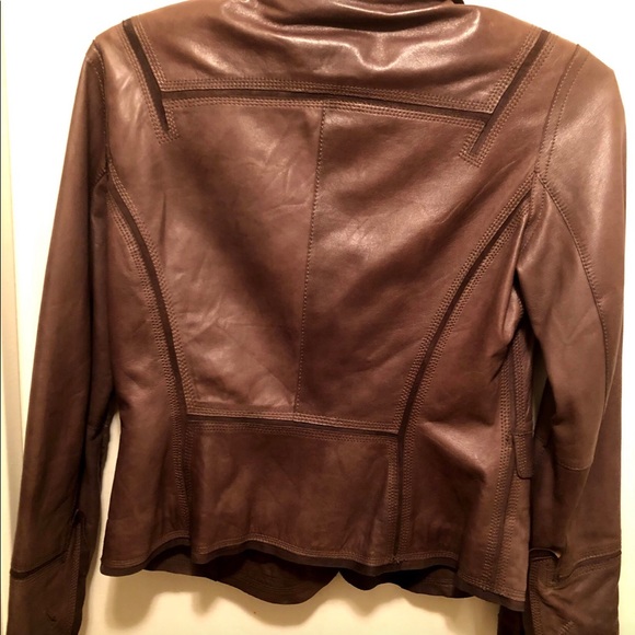 DANIER genuine leather jacket, Brown, size M/M - Picture 2 of 7